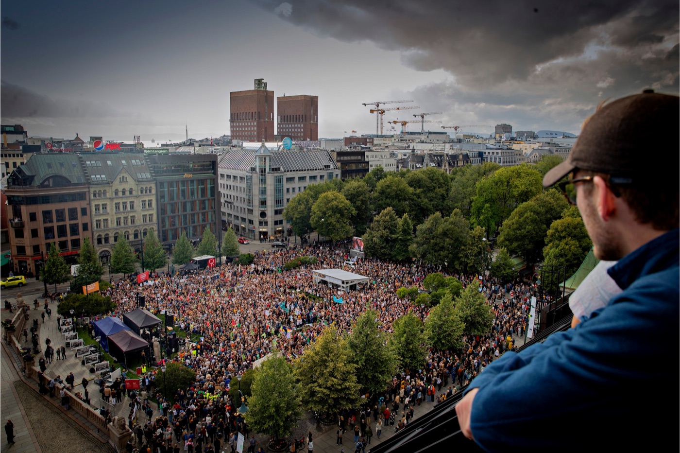 Foto fra produksjon: Ett ritt, tre fylker, null OB-buss
